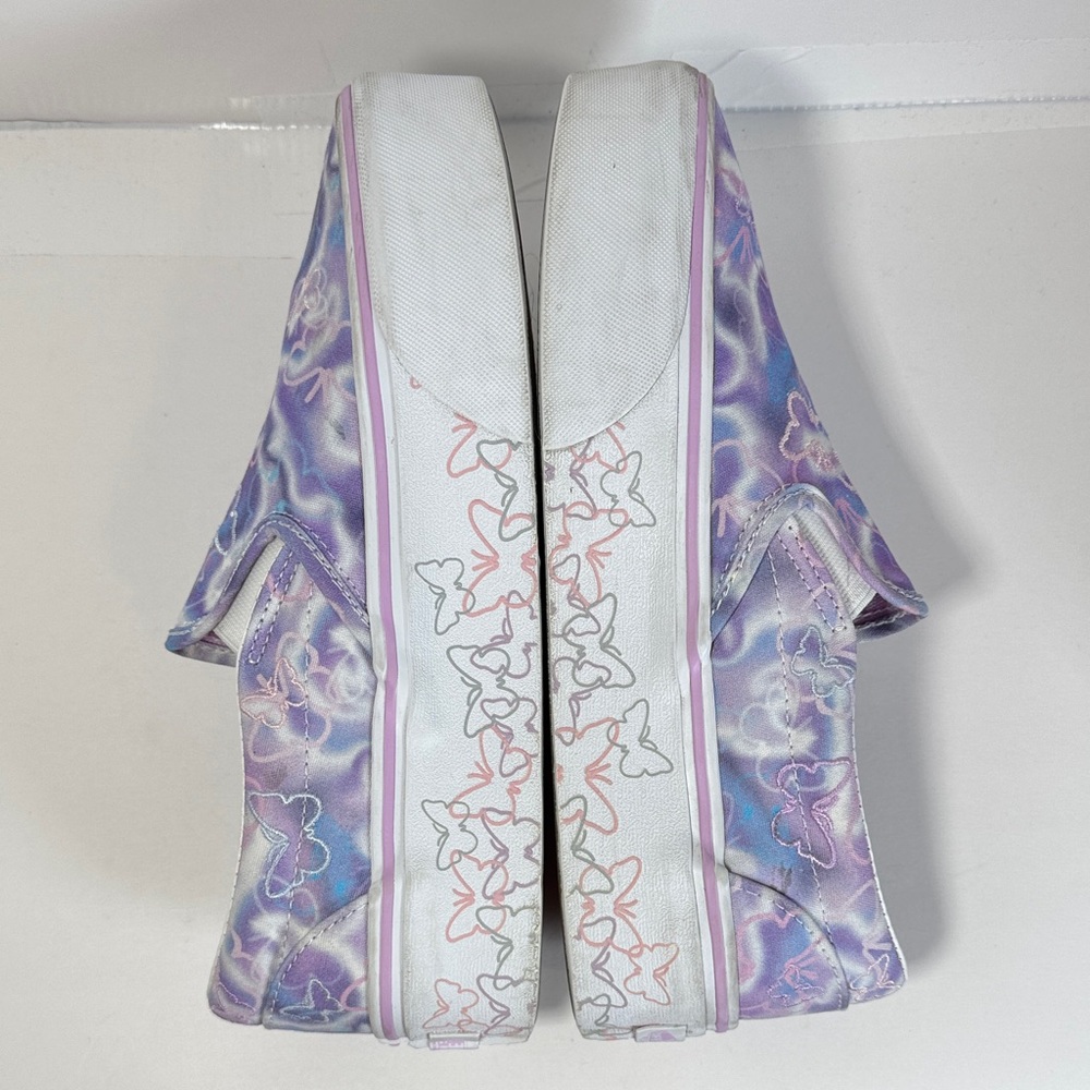 Vans Classic Slip-On Stack Form Butterfly Dreams Dreamy Psychedelic Women’s 9.5 - Picture 7 of 9